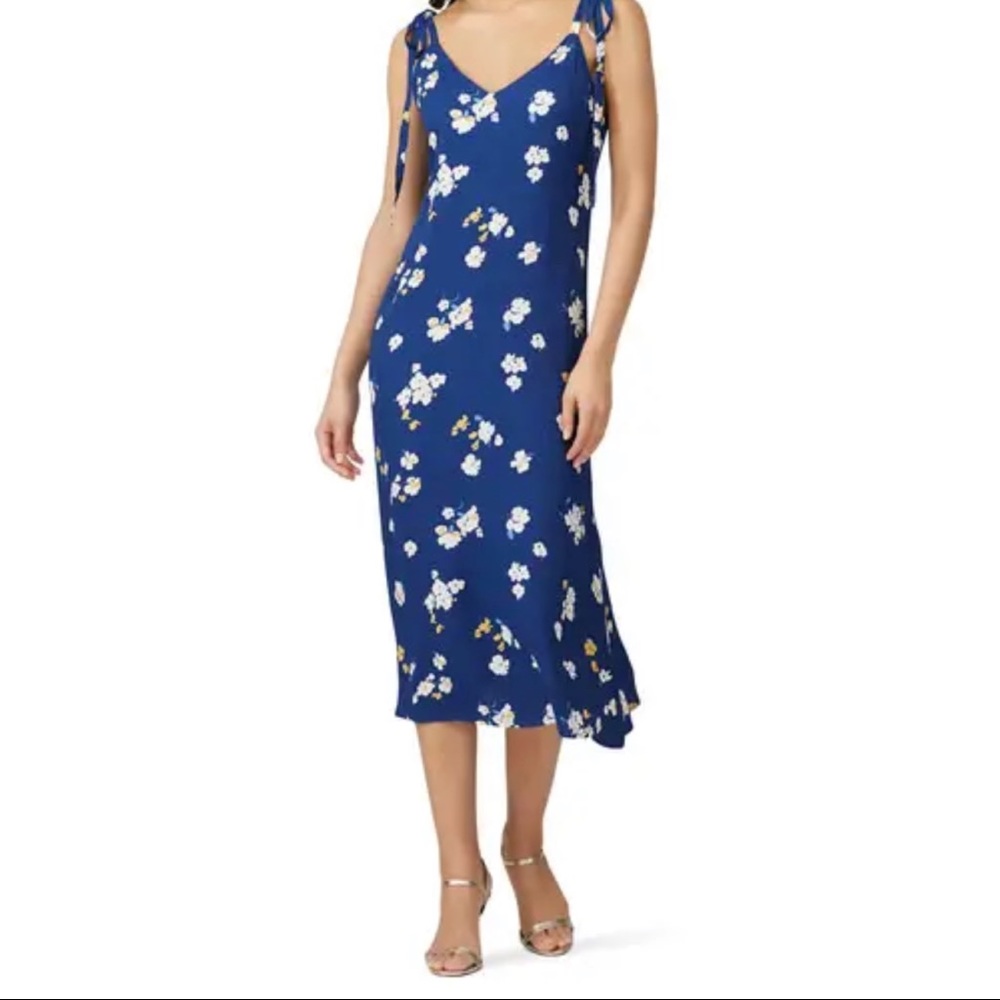 Reformation Floral Jade Dress